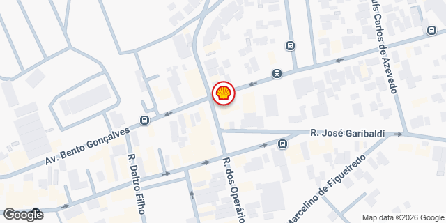 Mapa da região do posto Figueira Centro, em Viamão